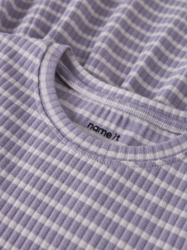 NAME IT Kjole Vemma Lavender Gray